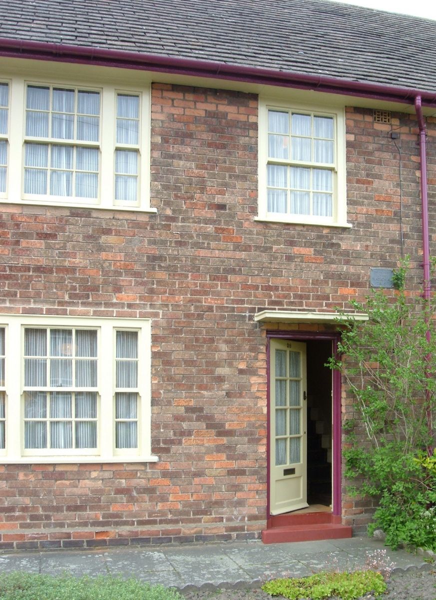 Front of 20 Forthlin Road, Paul McCartney's childhood home in Allerton, Liverpool