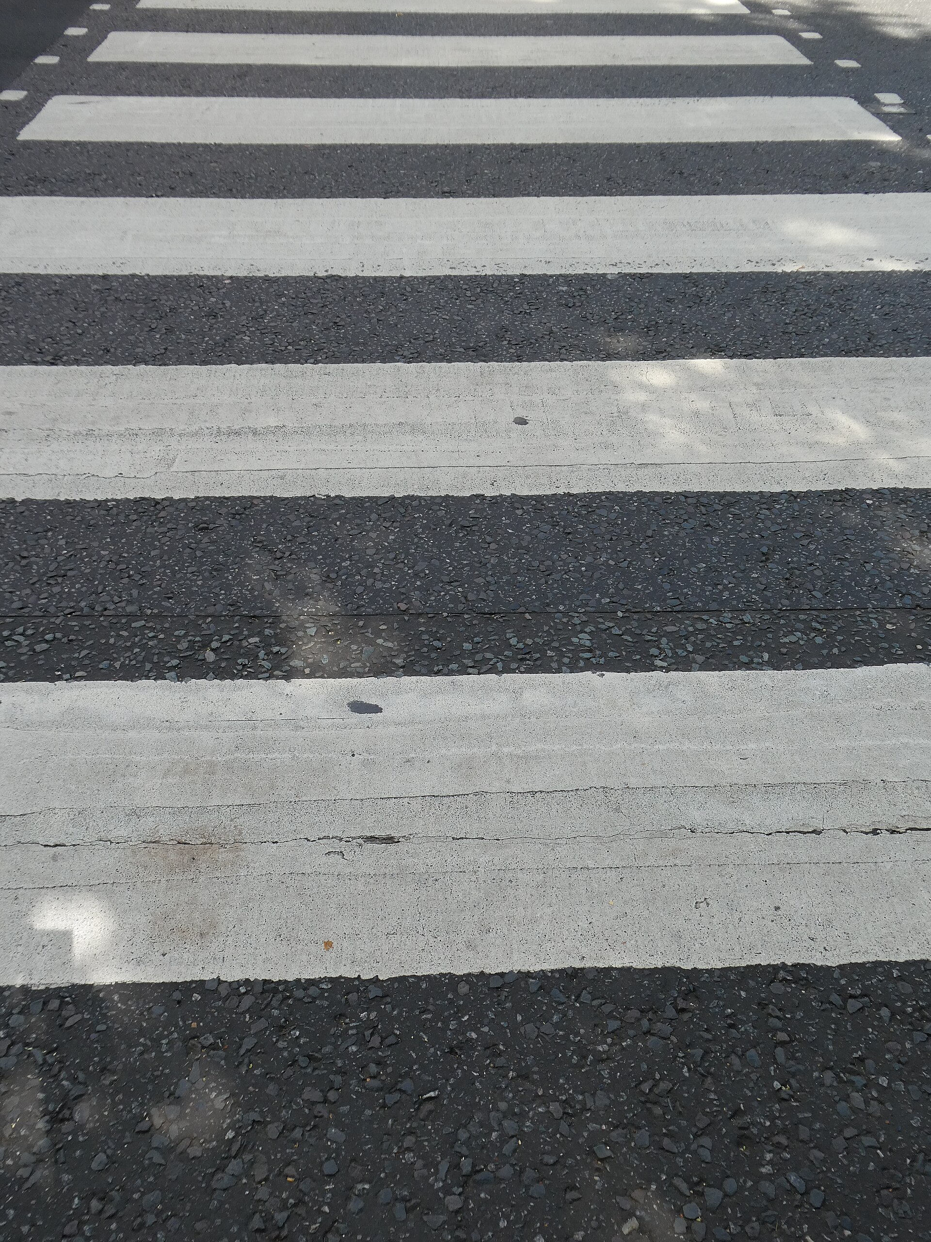 The zebra crossing on Abbey Road in St John's Wood, London, photographed in August 2025