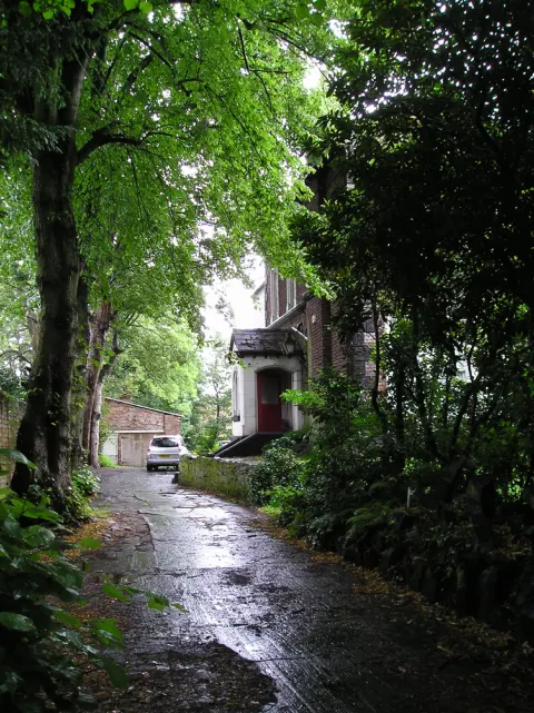 Front of the house at 8 Hayman's Green, West Derby, Liverpool, home of the Casbah Coffee Club