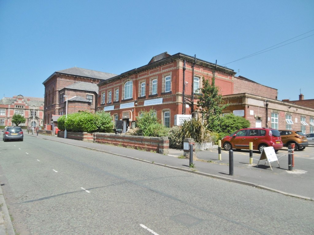 The Grosvenor Ballroom on Grosvenor Street, Liscard, Wallasey, in July 2018