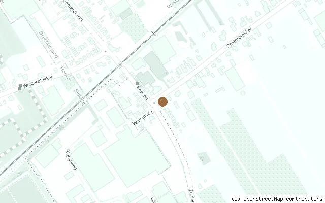 Map showing the location of Beatles Monument, Blokker in Blokker
