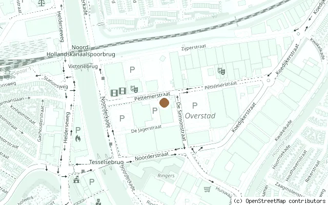 Map showing the location of Beatles Museum Alkmaar in Alkmaar