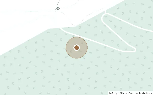 Map showing the location of Marble John Lennon Monument, Biryuzovaya Katun, Altai in Aya (Biryuzovaya Katun)