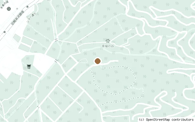 Map showing the location of Mampei Hotel, Karuizawa in Karuizawa
