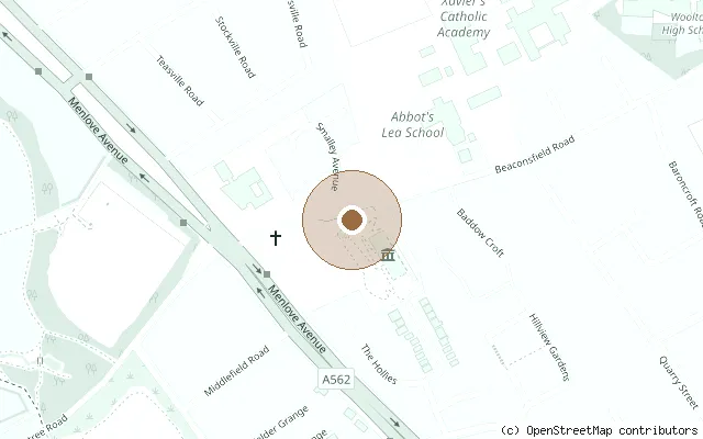 Map showing the location of Strawberry Field, Liverpool in Liverpool