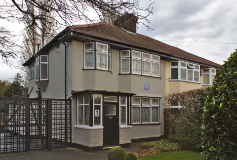 Mendips, 251 Menlove Avenue in Woolton, Liverpool, John Lennon's childhood home
