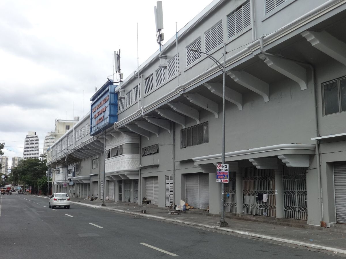 Front of Rizal Memorial Stadium in Malate, Manila, in January 2020