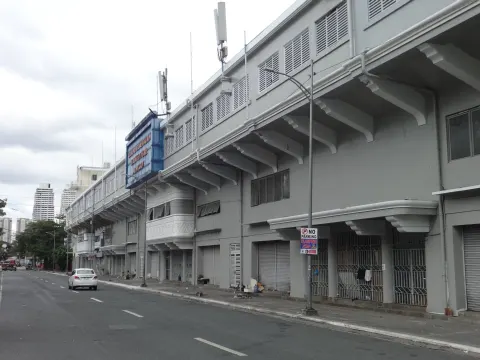 Front of Rizal Memorial Stadium in Malate, Manila, in January 2020