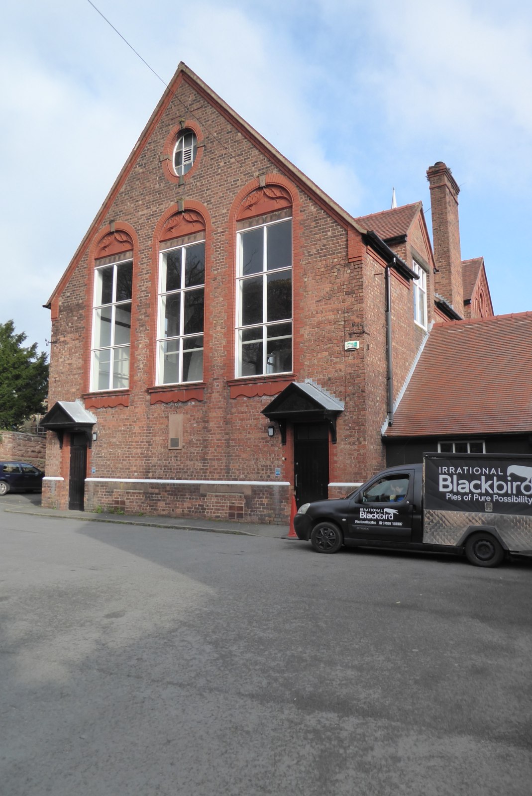 St Peter's Church Hall on Church Road, Woolton, Liverpool, where John Lennon met Paul McCartney in 1957