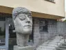John Lennon Monument, Mindaugo Street in Vilnius, Lithuania