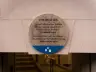 Round Dublin City Council plaque in Irish and English marking the Beatles' only two Dublin concerts at the Adelphi Cinema, 7 November 1963