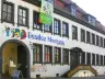 Baroque facade of the Beatles Museum at Alter Markt 12 in Halle (Saale), photographed in 2007