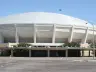The round Mid-South Coliseum arena in Memphis, Tennessee, where the Beatles played two concerts in August 1966, photographed in 2008